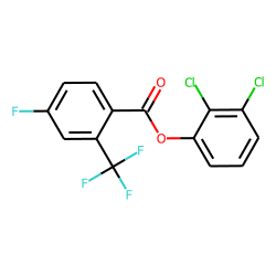 4-Fluoro-2-trifluoromethylbenzoic acid, 2,3-dichlorophenyl ester