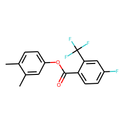 4-Fluoro-2-trifluoromethylbenzoic acid, 3,4-dimethylphenyl ester