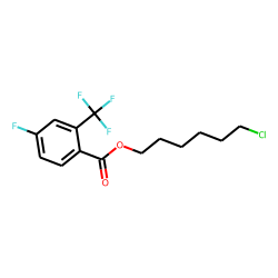 4-Fluoro-2-trifluoromethylbenzoic acid, 6-chlorohexyl ester