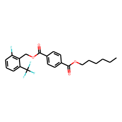 Terephthalic acid, 2-fluoro-6-(trifluoromethyl)benzyl hexyl ester