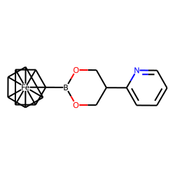 2-(2-Pyridyl)propane-1,3-diol, ferroceneboronate derivative