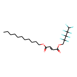 Fumaric acid, 2,2,3,3,4,4,5,5-octafluoropentyl undecyl ester