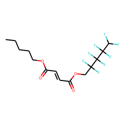 Fumaric acid, 2,2,3,3,4,4,5,5-octafluoropentyl pentyl ester