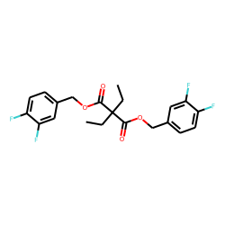 Diethylmalonic acid, di(3,4-difluorobenzyl) ester