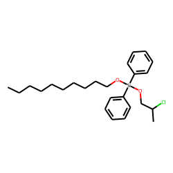 Silane, diphenyl(2-chloropropoxy)decyloxy-
