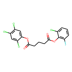 Glutaric acid, 2-chloro-6-fluorophenyl 2,4,5-trichlorophenyl ester