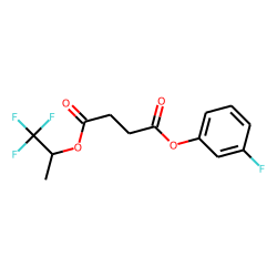 Succinic acid, 1,1,1-trifluoroprop-2-yl 3-fluorophenyl ester