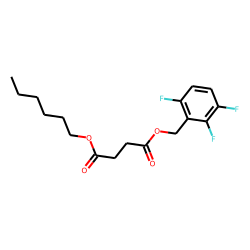 Succinic acid, hexyl 2,3,6-trifluorobenzyl ester