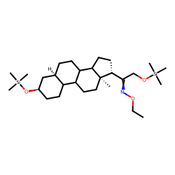 5.beta.-Pregnane-20-one-3.alpha.,21-diol, EO-TMS, # 2