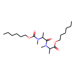 DL-Alanyl-DL-alanine, N,N'-dimethyl-N'-hexyloxycarbonyl-, hexyl ester