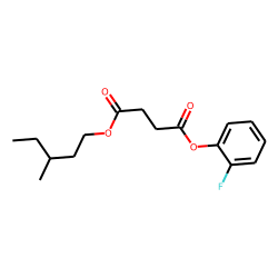 Succinic acid, 2-fluorophenyl 3-methylpentyl ester