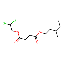 Succinic acid, 2,2-dichloroethyl 3-methylpentyl ester