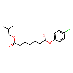 Pimelic acid, 4-chlorophenyl isobutyl ester