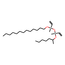 Silane, methylvinyl(hept-2-yloxy)(methylvinyltridecyloxysilyloxy)-