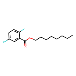 2,5-Difluorobenzoic acid, octyl ester