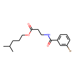 «beta»-Alanine, N-(3-bromobenzoyl)-, isohexyl ester