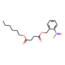 Succinic acid, hexyl 2-nitrobenzyl ester
