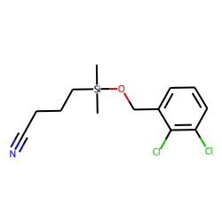 2,3-Dichlorobenzyl alcohol, (3-cyanopropyl)dimethylsilyl ether
