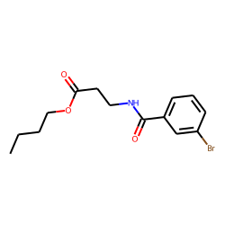 «beta»-Alanine, N-(3-bromobenzoyl)-, butyl ester