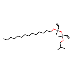 Silane, methylvinyl(isobutoxy)(methylvinyltetradecyloxysilyloxy)-