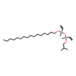 Silane, methylvinyl(isobutoxy)(methylvinylhexadecyloxysilyloxy)-