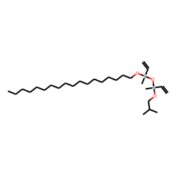 Silane, methylvinyl(isobutoxy)(methylvinyloctadecyloxysilyloxy)-