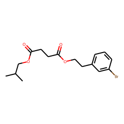 Succinic acid, 3-bromophenethyl isobutyl ester