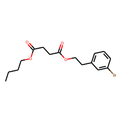 Succinic acid, 3-bromophenethyl butyl ester
