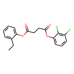 Succinic acid, 2,3-dichlorophenyl 2-ethylphenyl ester