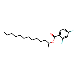 2,4-Difluorobenzoic acid, 2-tridecyl ester