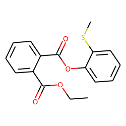 Phthalic acid, ethyl 2-(methylthio)phenyl ester