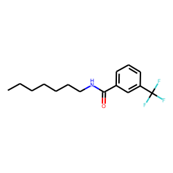 Benzamide, 3-(trifluoromethyl)-N-heptyl-