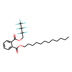 Phthalic acid, dodecyl 2,2,3,3,4,4,4-heptafluorobutyl ester