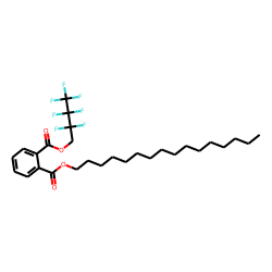 Phthalic acid, 2,2,3,3,4,4,4-heptafluorobutyl hexadecyl ester