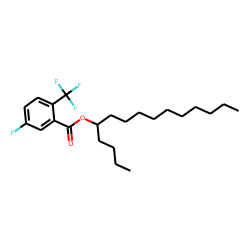 5-Fluoro-2-trifluoromethylbenzoic acid, 5-pentadecyl ester