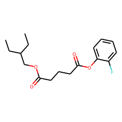 Glutaric acid, 2-fluorophenyl 2-ethylbutyl ester