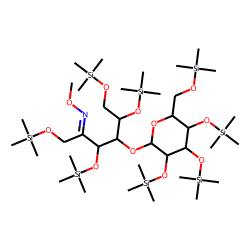 Lactulose, octakis(trimethylsilyl) ether, methyloxime (isomer 2)