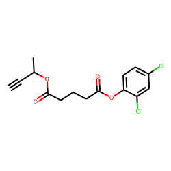 Glutaric acid, but-3-yn-2-yl 2,4-dichlorophenyl ester