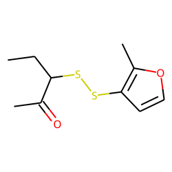 2-methyl-3-furyl 2-oxo-3-pentyl disulfide