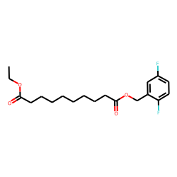 Sebacic acid, 2,5-difluorobenzyl ethyl ester