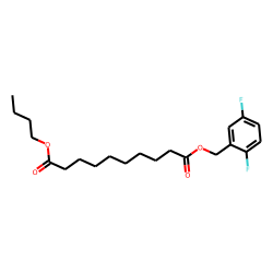 Sebacic acid, butyl 2,5-difluorobenzyl ester