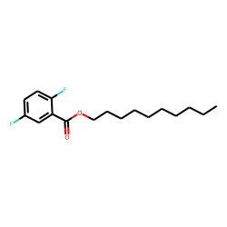 2,5-Difluorobenzoic acid, decyl ester