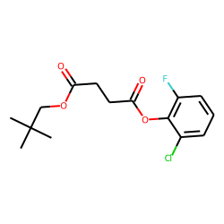 Succinic acid, 2-chloro-6-fluorophenyl neopentyl ester