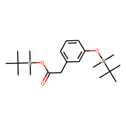 3-Hydroxyphenylacetic acid, O-(tert-butyldimethylsilyl)-, tert-butyldimethylsilyl ester
