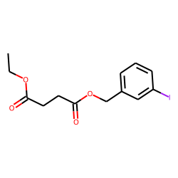 Succinic acid, ethyl 3-iodobenzyl ester