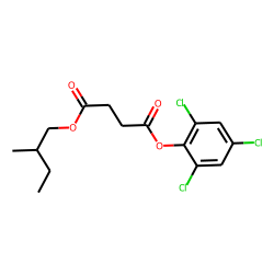 Succinic acid, 2,4,6-trichlorophenyl 2-methylbutyl ester