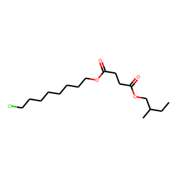 Succinic acid, 8-chlorooctyl 2-methylbutyl ester