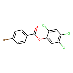 4-Bromobenzoic acid, 2,4,5-trichlorophenyl ester