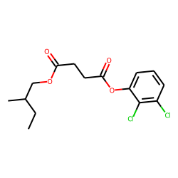 Succinic acid, 2,3-dichlorophenyl 2-methylbutyl ester