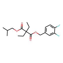 Diethylmalonic acid, 3,4-difluorobenzyl isobutyl ester